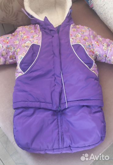 Конверт зимний на овчине