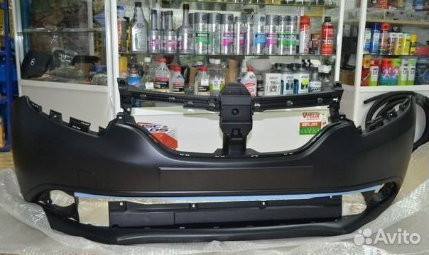 Бампер передний Renault Logan II, Sandero II 2014)