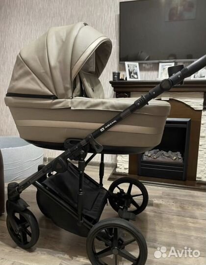 Коляска Adamex Rimini Deluxe 3 в 1 (Эко кожа)