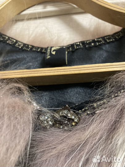 Меховая накидка на плечи