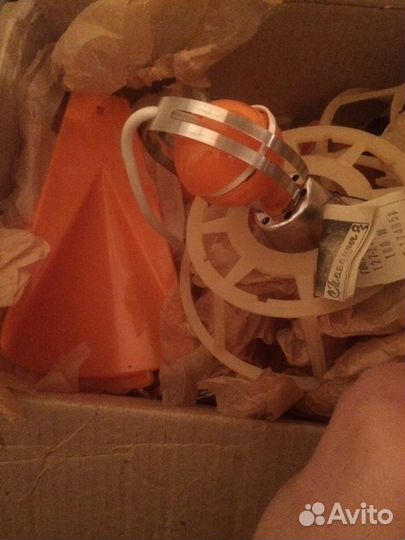 Люстра потолочна пластмасс СССР