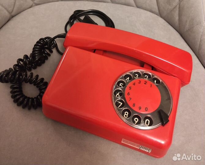 Дисковый телефон СССР RWT Tulipan 319 Польша