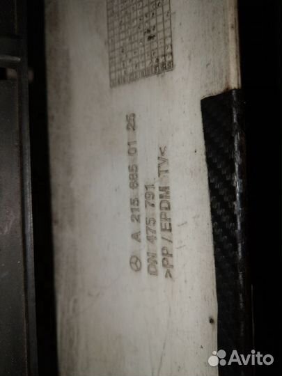 Бампер amg на Mercedes-Benz W215 CL215