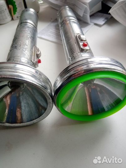 Фонарик металлический