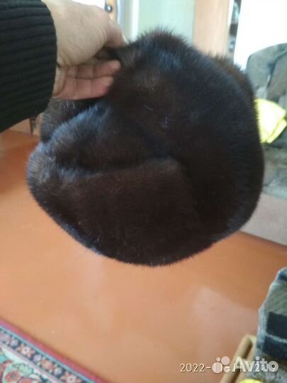 Норковая шапка мужская