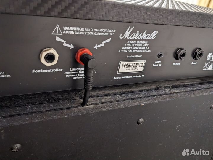 Гитарный усилитель Marshall MG101CFX