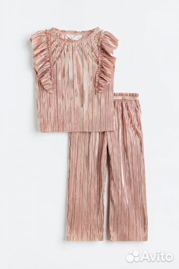 Костюм праздничны брюки блузка h&m 122