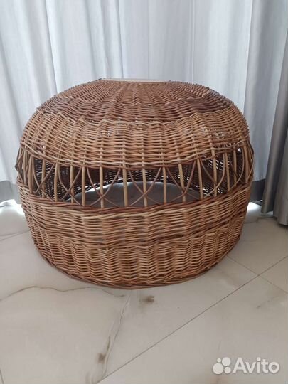 Абажур плетёный из ивы