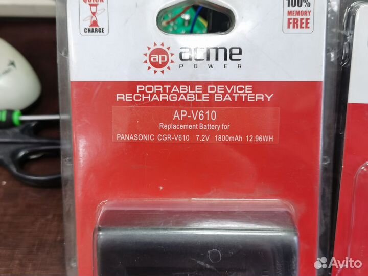 Аккумуляторы для видеокамер