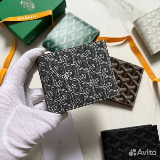 Кошелек мужской Goyard кожаный