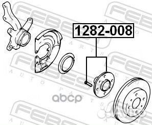 Подшипник-ступица пер.hyundai tucson 2004-2010