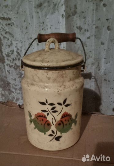 Бидон эмалированный СССР