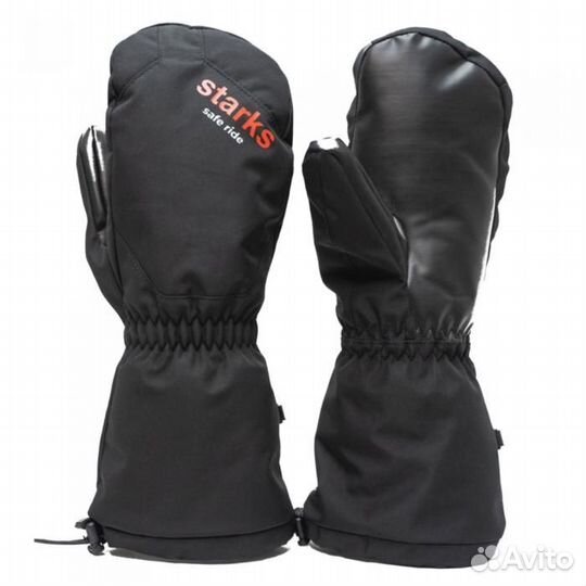Варежки зимние Starks М1 (Чёрный, L)