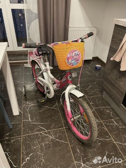 Детский велосипед для девочки 16