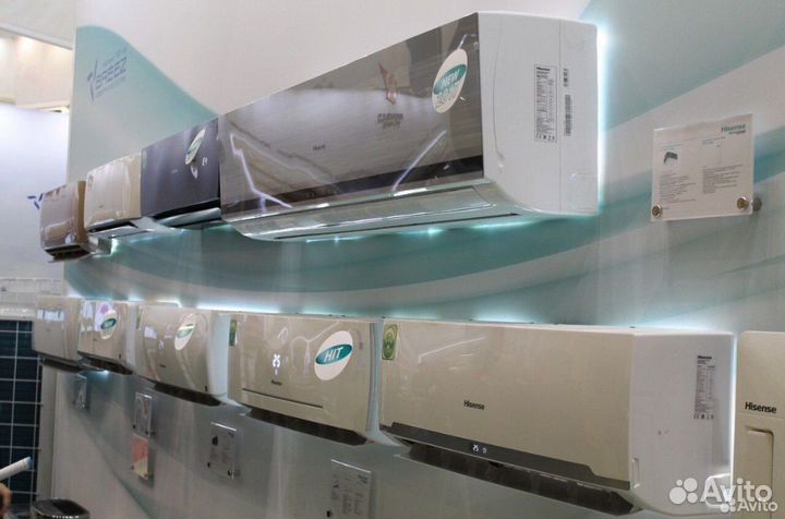 Сплит-система кондиционер с установкой