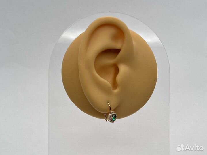 Золотые серьги 585 пробы