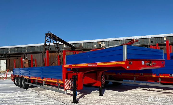 Полуприцеп трал (тяжеловоз) Политранс ТСП 94163, 2023
