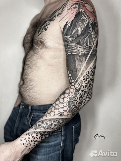 Тату мастер / Татуировка / Перекрытие тату
