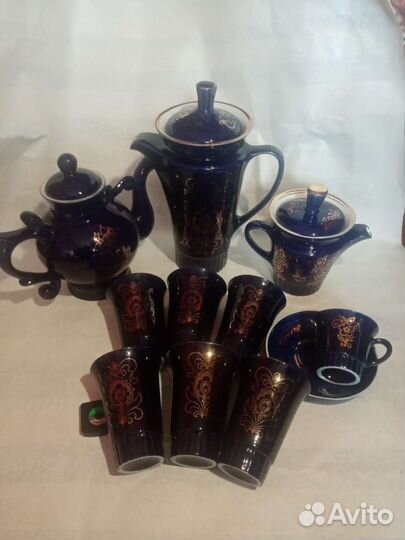 Сервиз кофейный с. Бронницы, ф. 