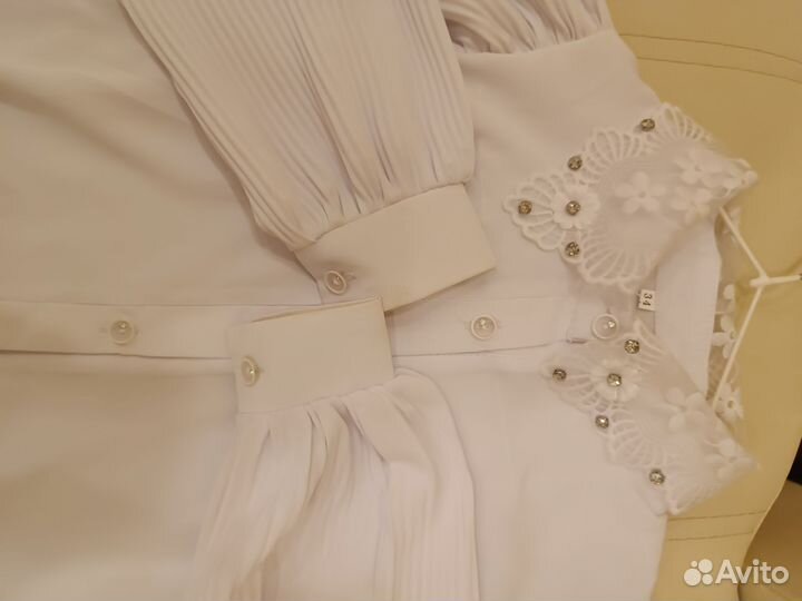 Блузка школьная для девочки 122