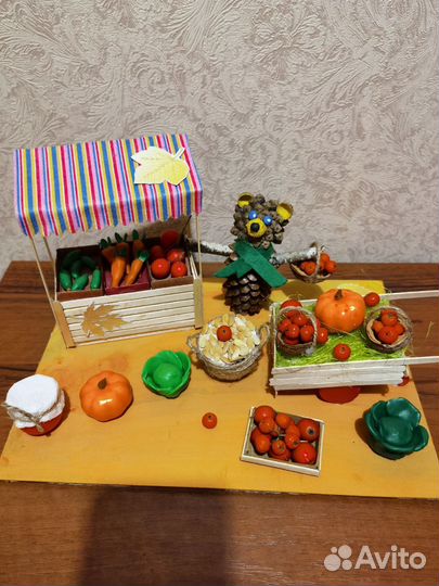 Поделка осенняя в сад или школу. Ярмарка