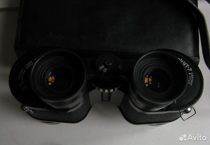 Бинокль+Чехол Беркут-7 7х35 сомз СССР