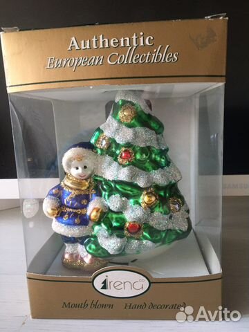 Елочные игрушки ирена ручная роспись стекло