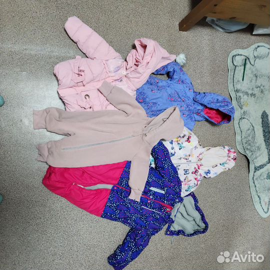 Детские вещи 3 бальших пакета
