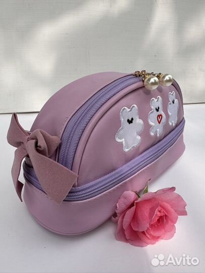 Пенал косметичка школьный для девочки