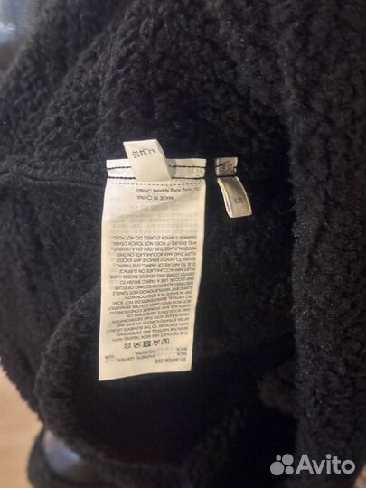 Дубленка Gu Undercover Black Leather Оригинал