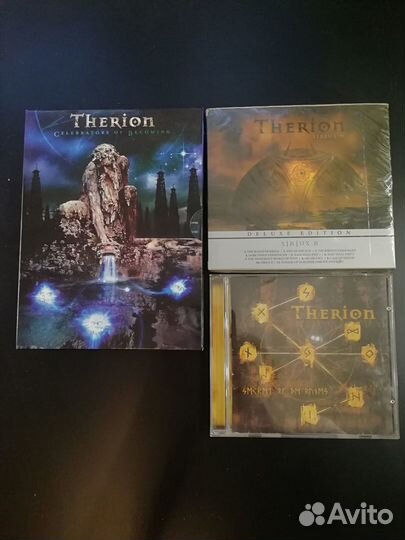 Аудио CD и DVD диски Therion. Лицензионные