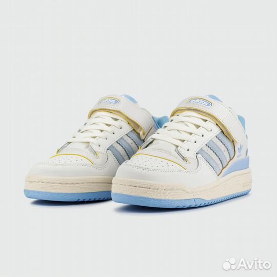 Кроссовки Adidas Forum Low White Sky Blue Wmns