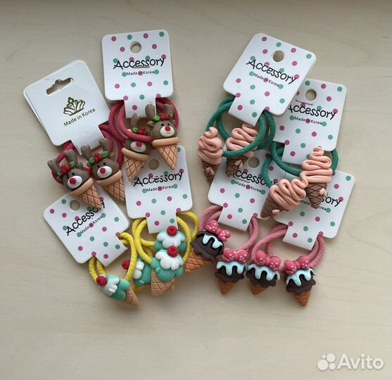 Резинки и заколки для волос детские