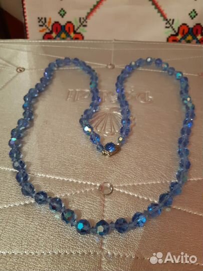 Винтажные бусы Чехия