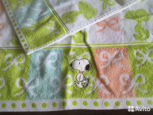 Новый комплект махровых полотенец (2 шт.)