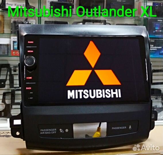 Mitsubishi Outlander XL магнитола Android крутилка