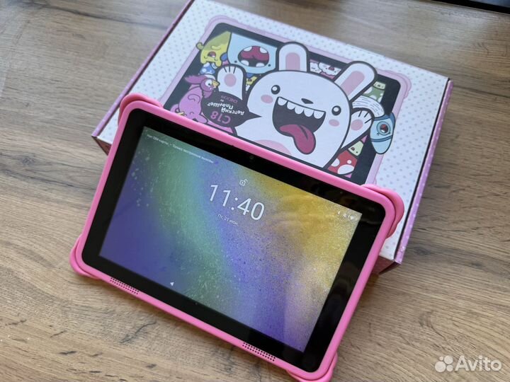 Планшет детский dexp c18 kids 32 гб розовый