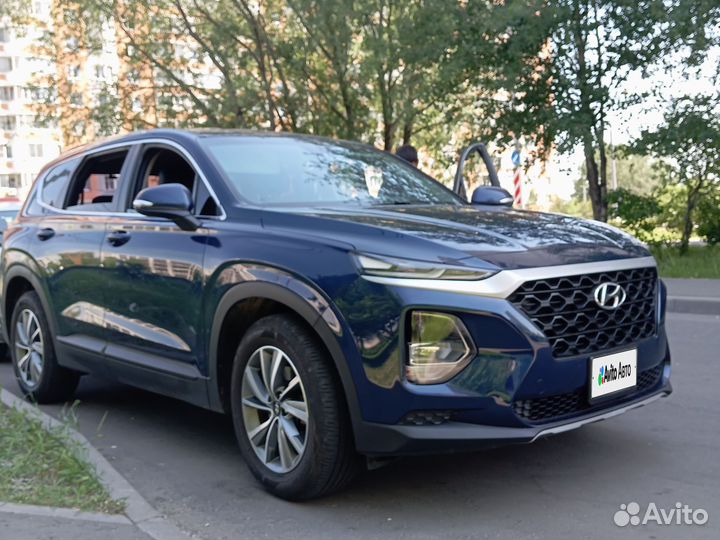 Hyundai Santa Fe 2.0 AT, 2019, 117 000 км