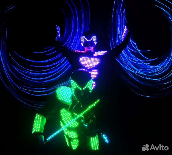 Световое шоу со скрипкой