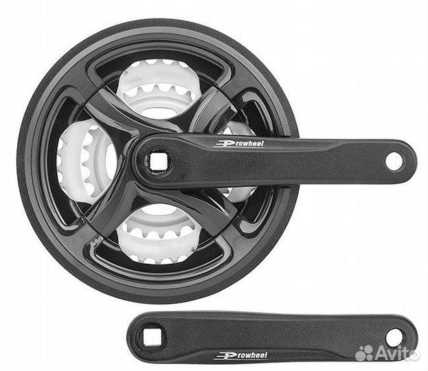 Шатуны Prowheel TY-CN99-A003N 28/38/48T 170 мм 
