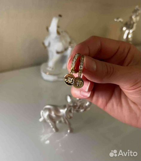 Серёжки оригинал Guess