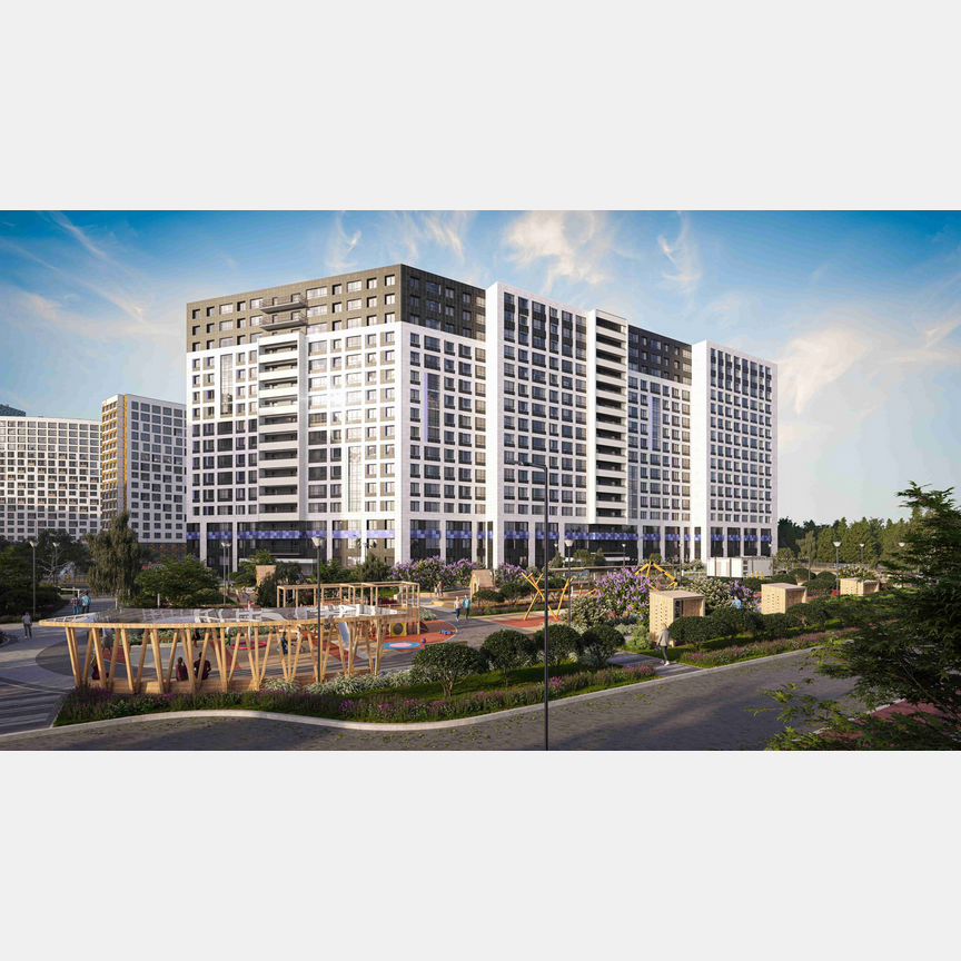 2-к. квартира, 55,5 м², 3/16 эт.