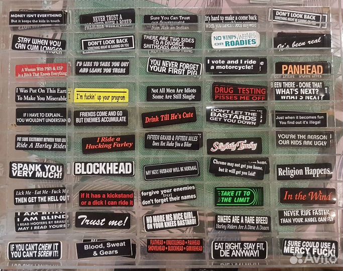 Байкерские стикеры наклейки на шлем мотоцикл и тд
