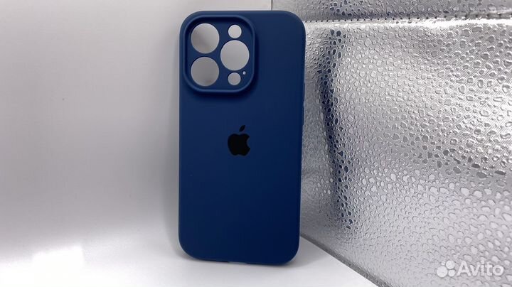 Чехол на iPhone 14 Pro Silicon Case Abyss Blue