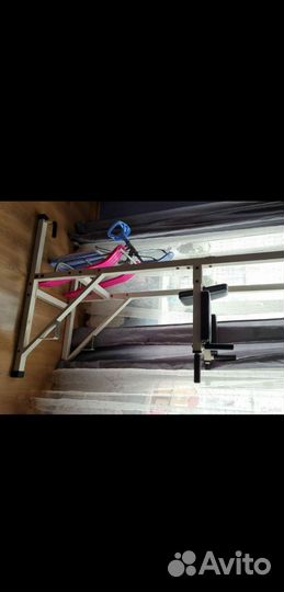 Турник брусья пресс 3 в 1 напольный