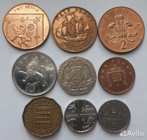 Наборы иностранных монет