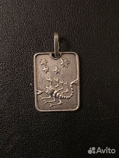 Кулон скорпион 925