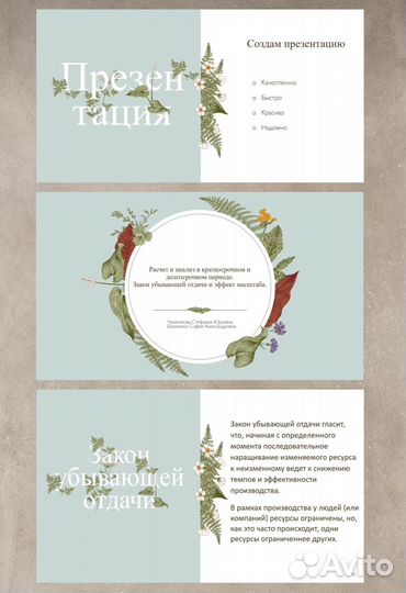 Лекция и Презентация