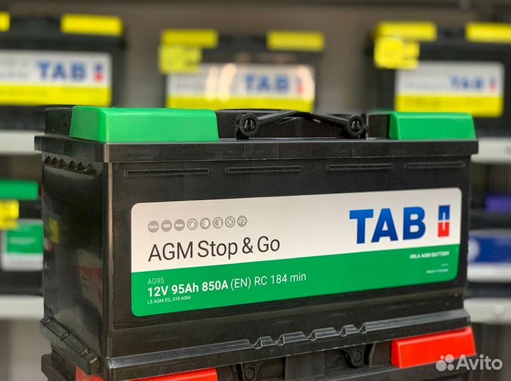 Аккумулятор новый TAB AGM stop&GO 95Ач