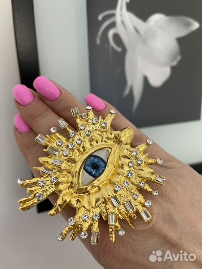 Кольцо серьги глаз sciaparelli Style